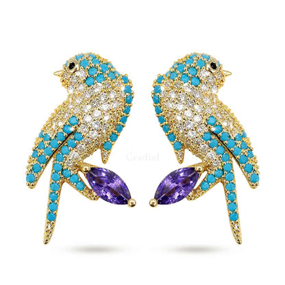 Jardin des Oiseaux Earrings