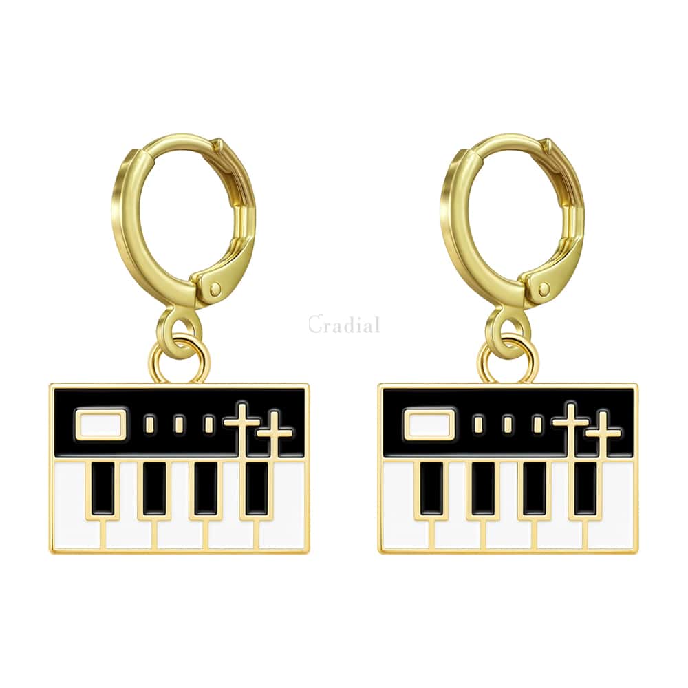 Keyboard Earrings