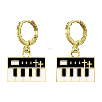 Keyboard Earrings