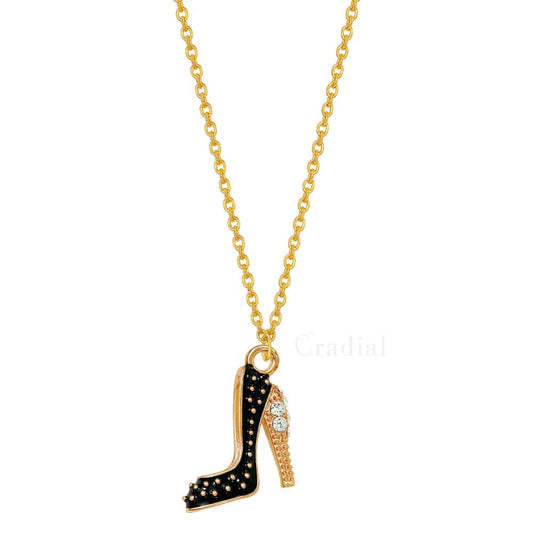 Black Heel Necklace