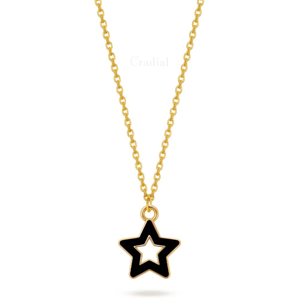 Black Star Necklace