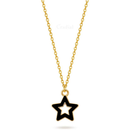 Black Star Necklace