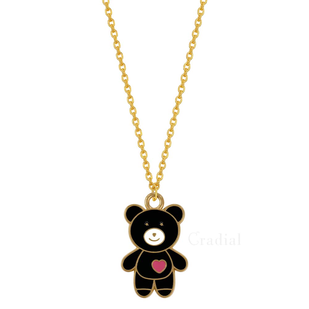 Black Teddy Necklace