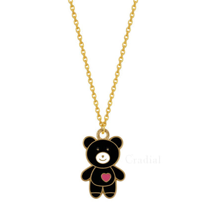 Black Teddy Necklace