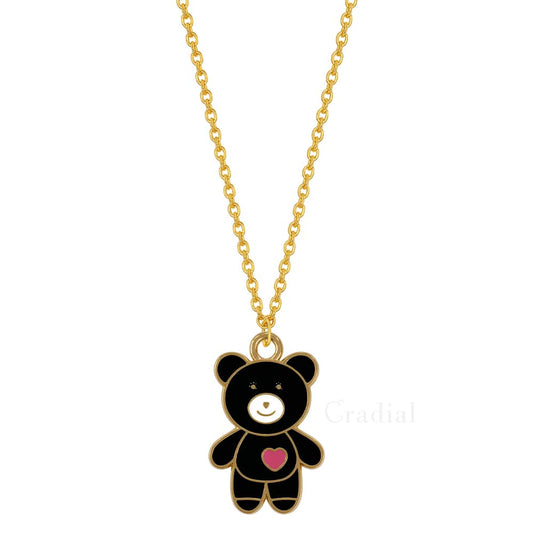Black Teddy Necklace