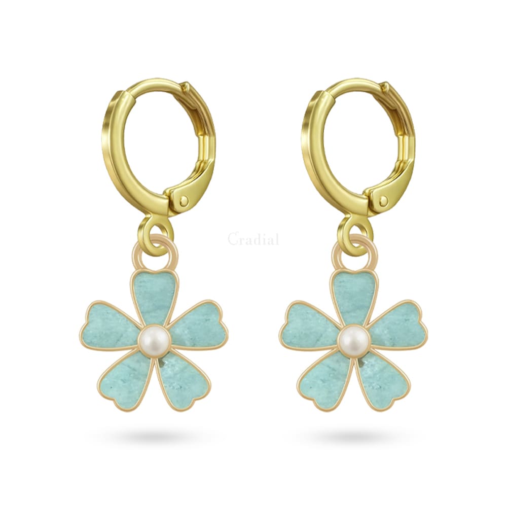 Blue Pearlette Earrings