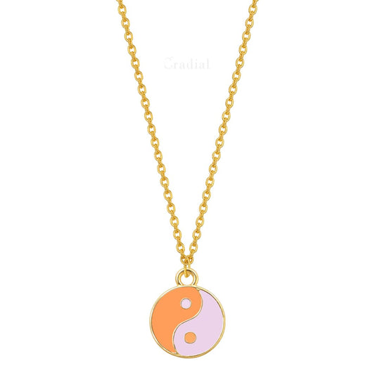 Blush Yin Yang Necklace