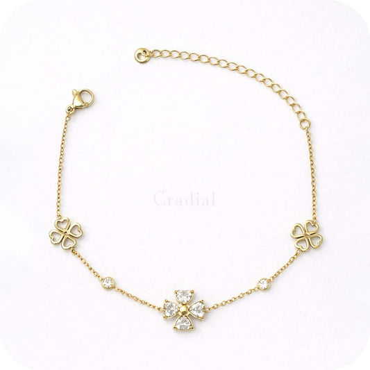 Clover Gold Bracelet