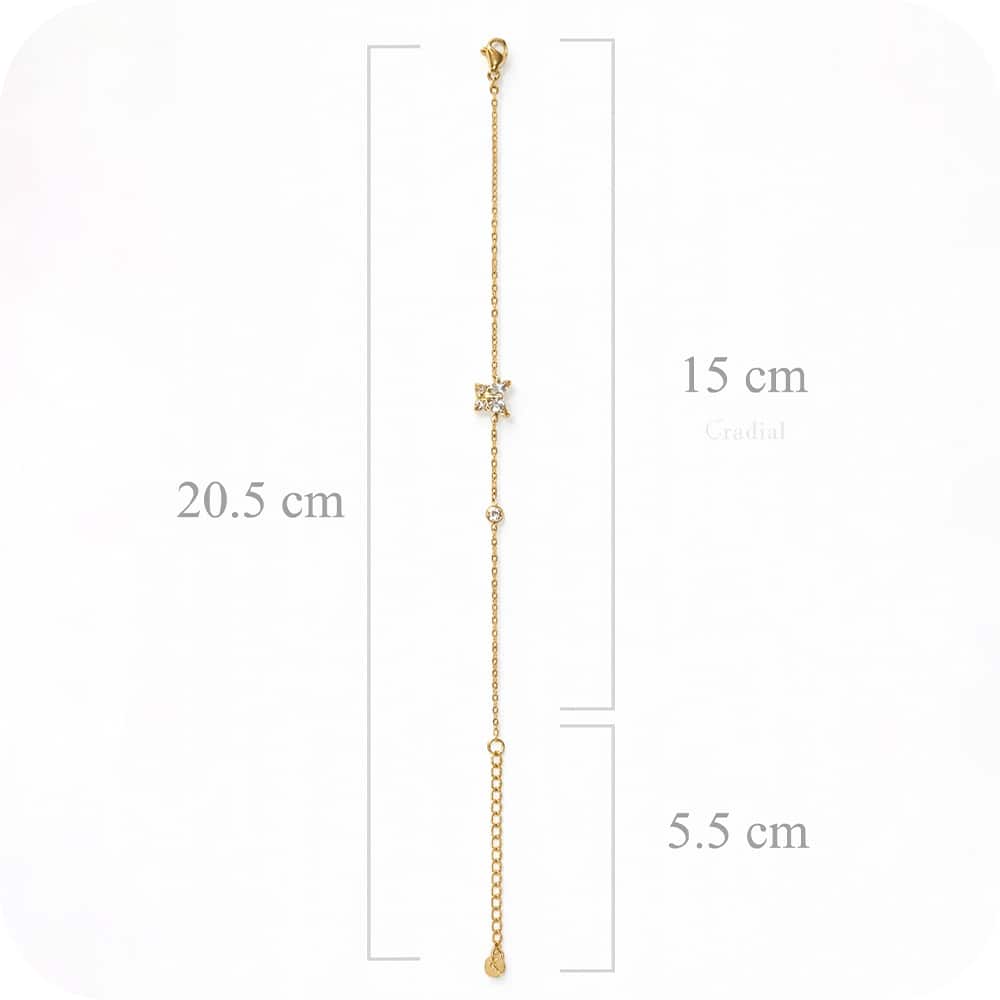 Flutter Gold Bracelet