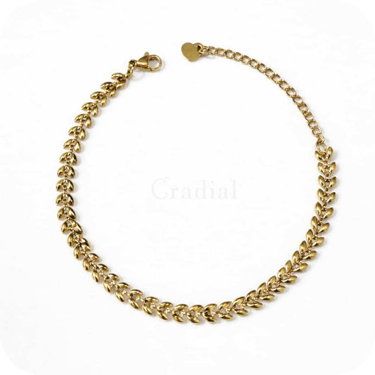 Gold Vine Link Bracelet