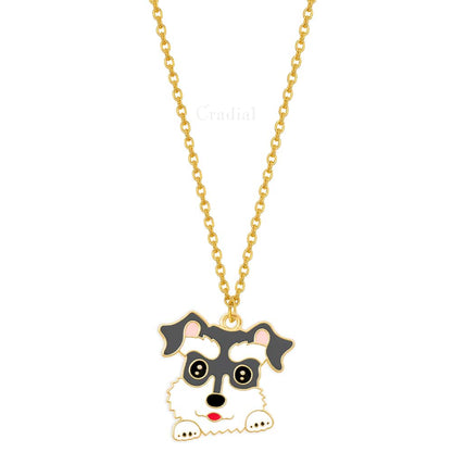 Grey Dog Necklace