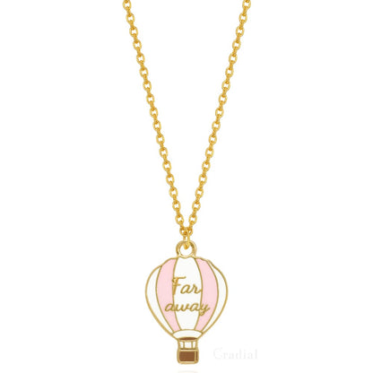 Hot Air Balloon Necklace