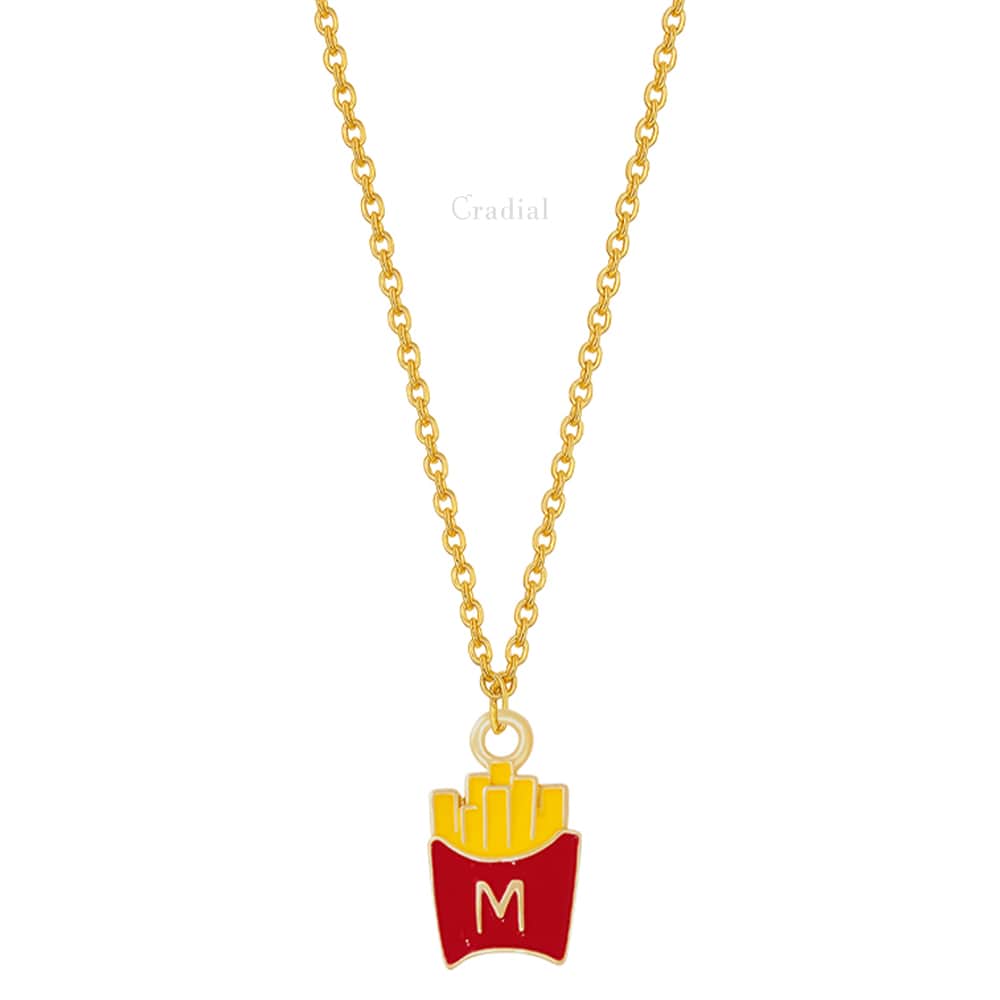 M Fries Necklace