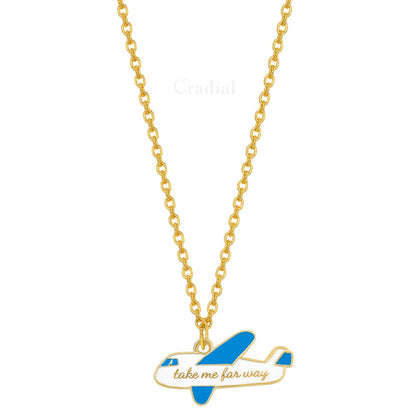 Plane Necklace