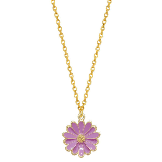 Purple Petal Necklace