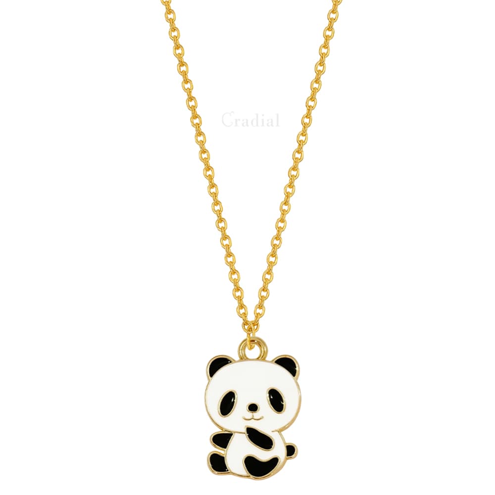 Round Panda Necklace