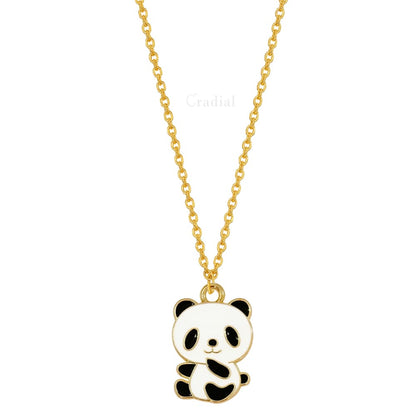 Round Panda Necklace