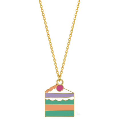 Slice Of Cake Necklace