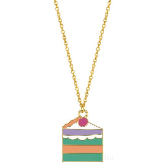Slice Of Cake Necklace