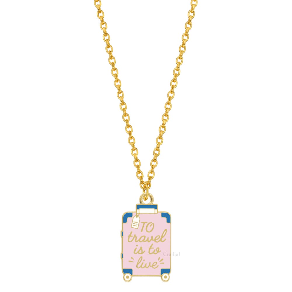 Suitcase Necklace