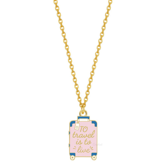 Suitcase Necklace