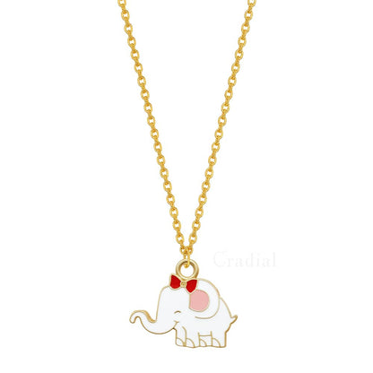 White Elephant Necklace