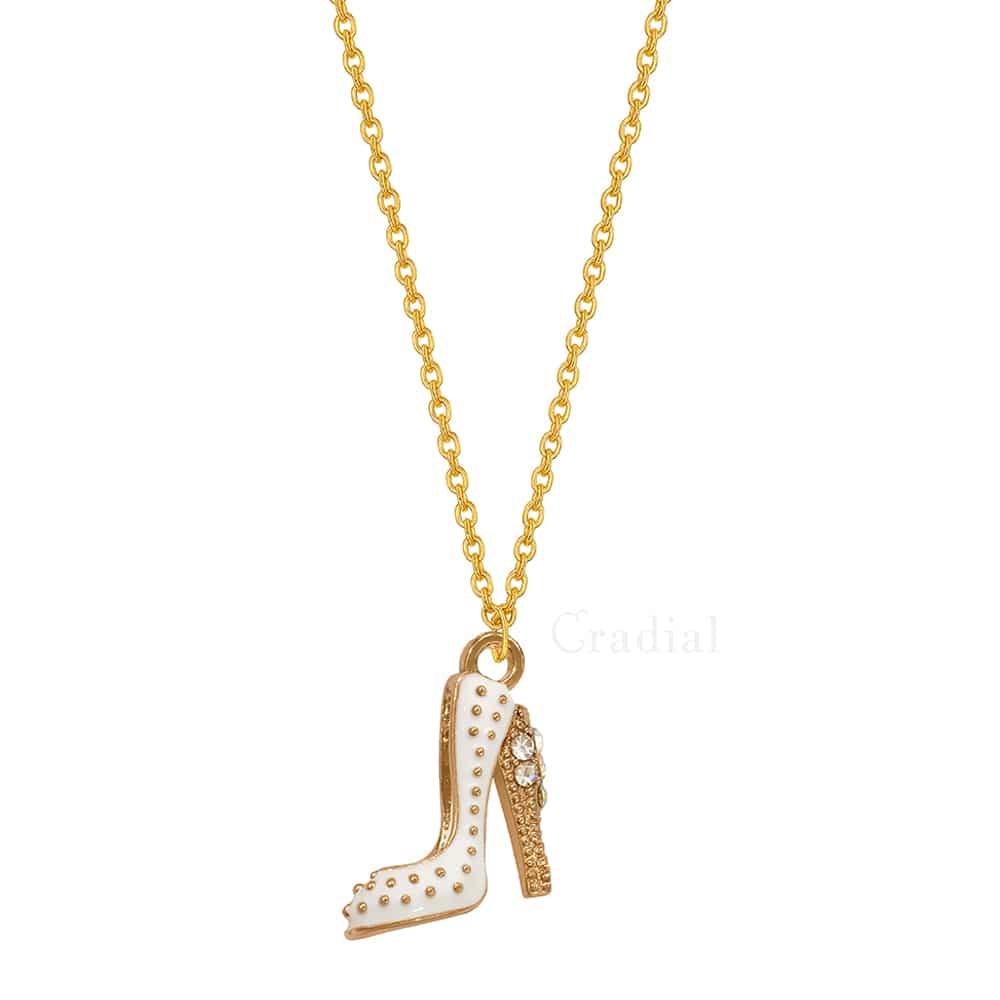 White Heel Necklace