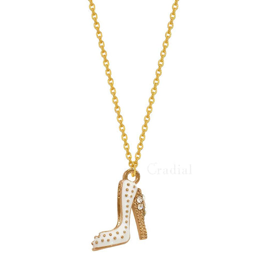 White Heel Necklace