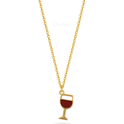 Wine Glass Necklace