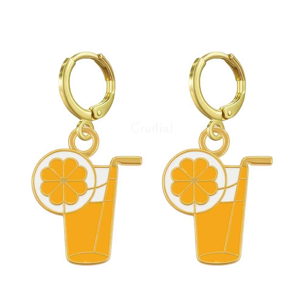 Orange Juice Earrings