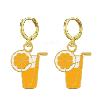 Orange Juice Earrings
