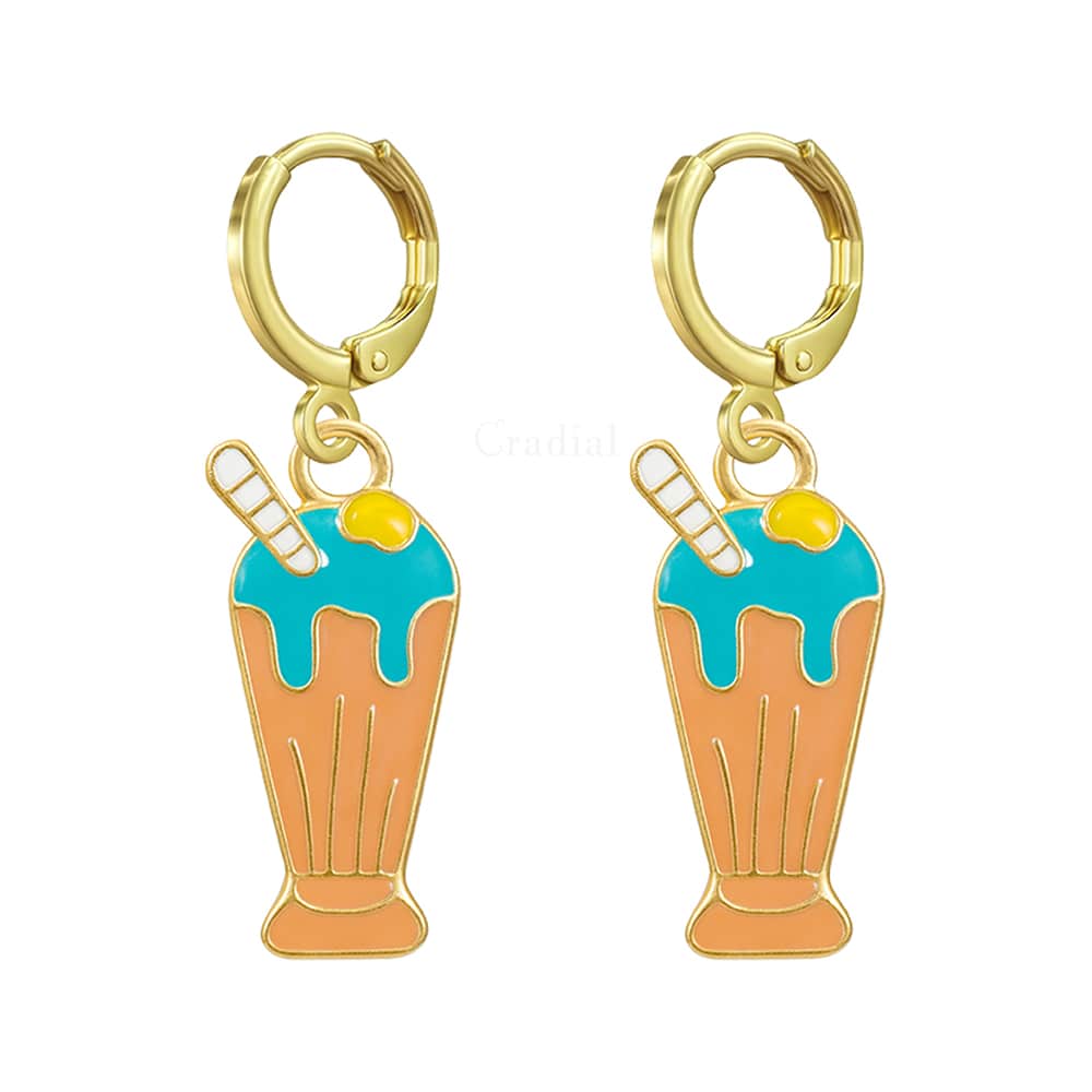 Orange Smoothie Earrings