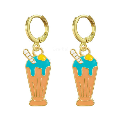 Orange Smoothie Earrings