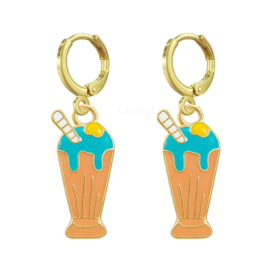 Orange Smoothie Earrings