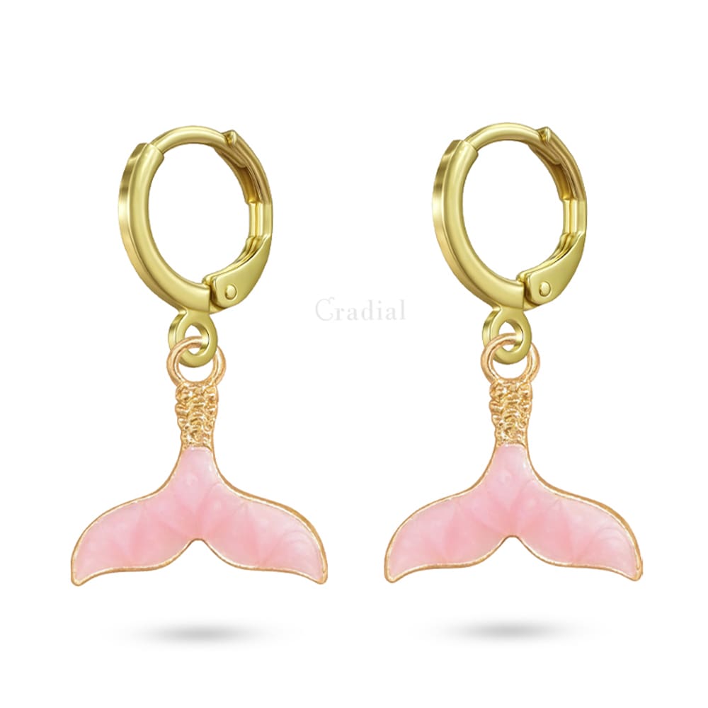 Pink Aureal Earrings