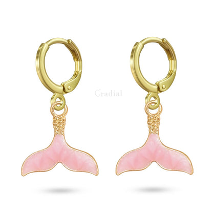 Pink Aureal Earrings
