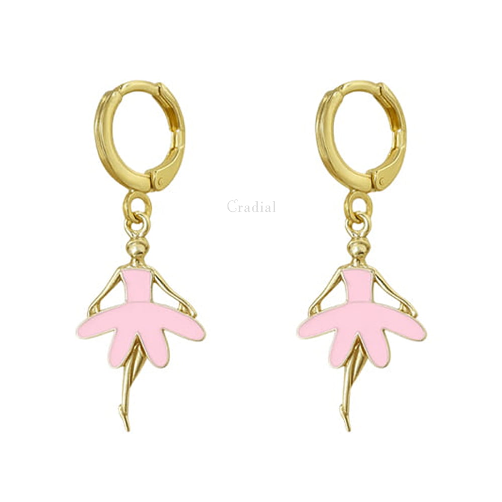 Pink Ballerina Earrings