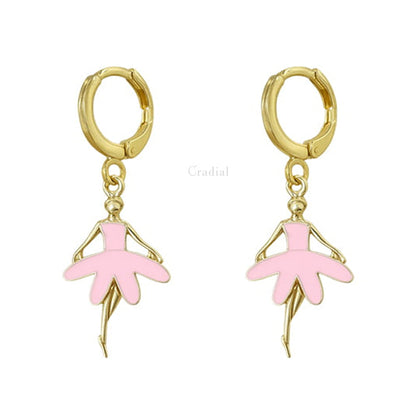 Pink Ballerina Earrings