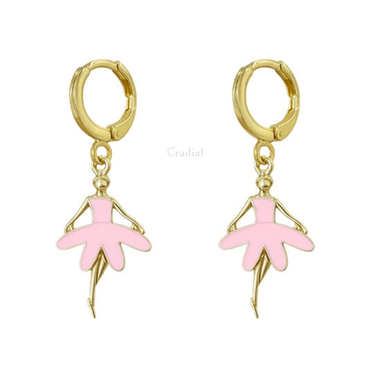 Pink Ballerina Earrings