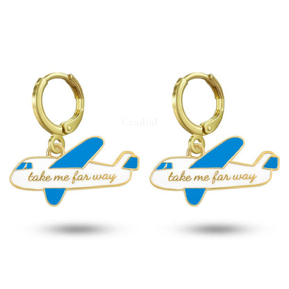 Plane Earrings