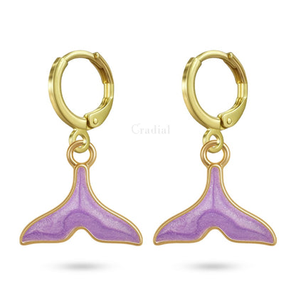Purple Aureal Earrings