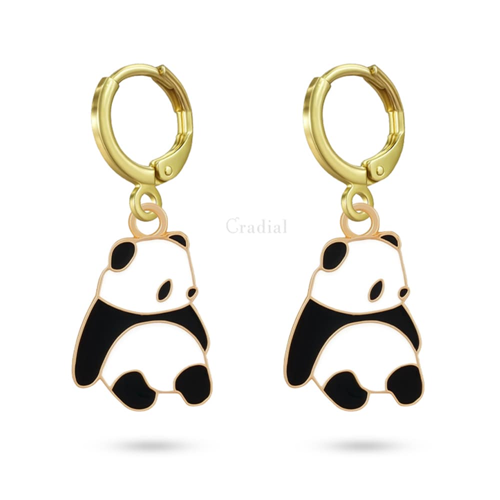 Sitting Panda Earrings