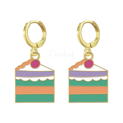 Slice Of Cake Earrings