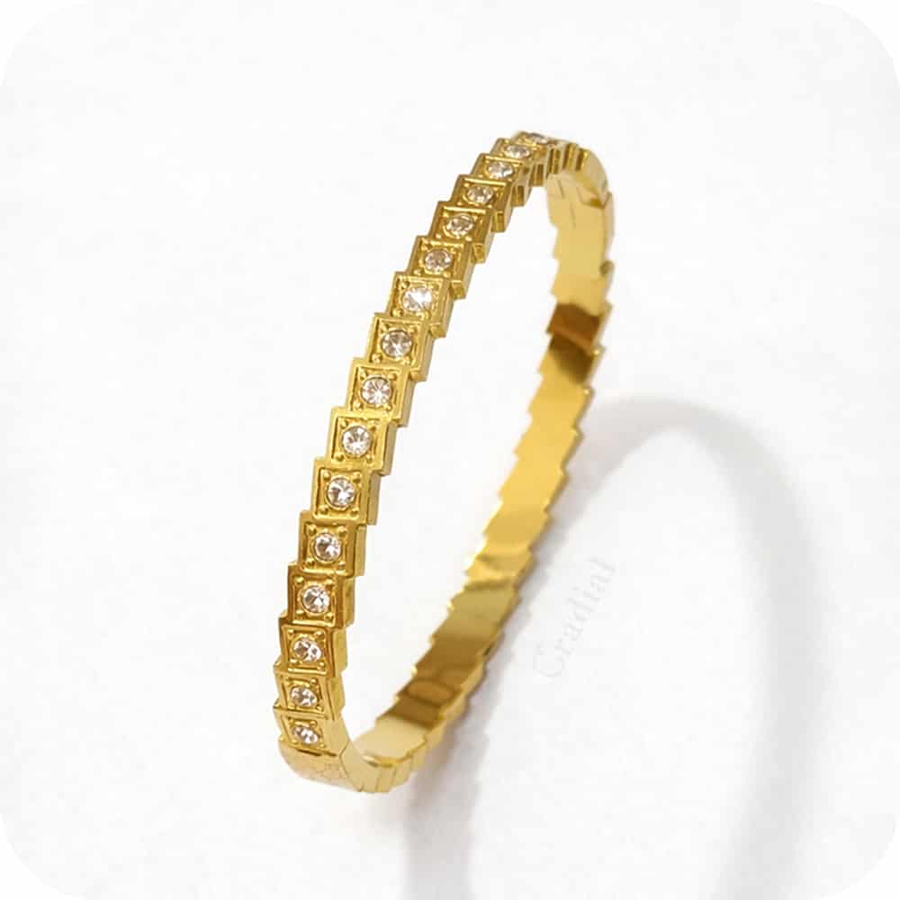 Square Set Bangle