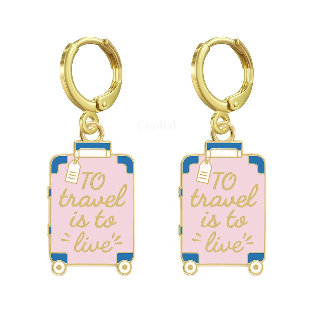Suitcase Earrings