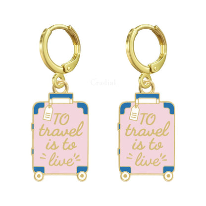 Suitcase Earrings
