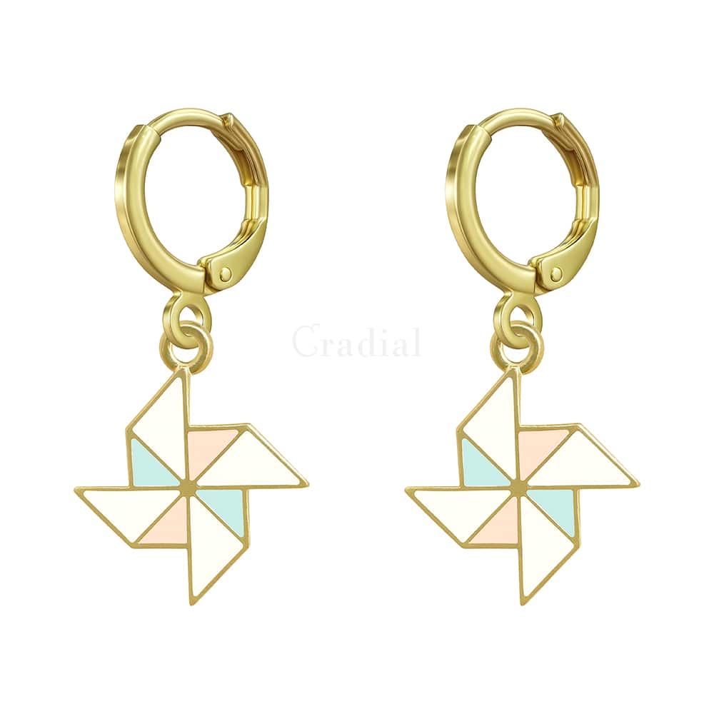 The Pinwheel Earrings