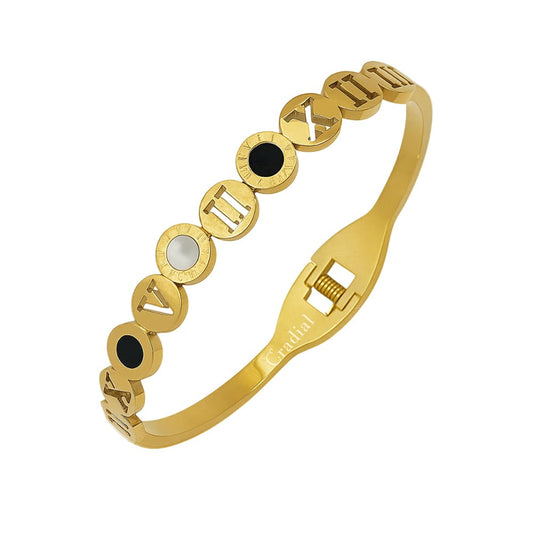 Time Kiss Gold Bangle