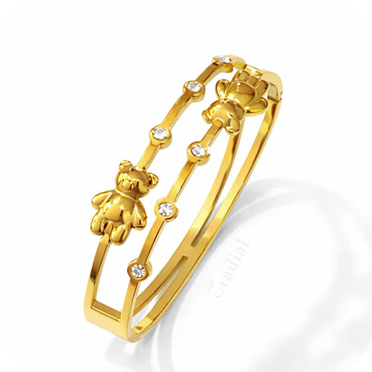 Twin Teddys Bangle
