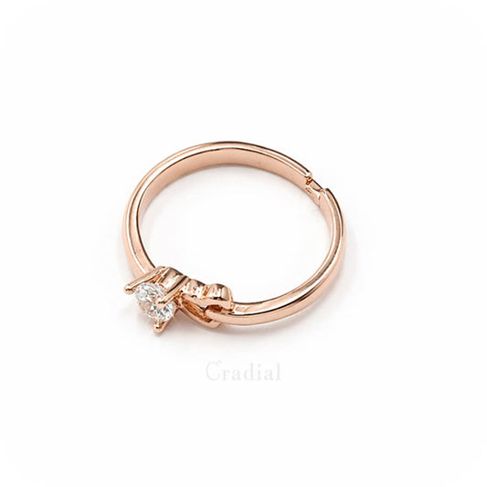 Vow Heart Rose Gold Ring